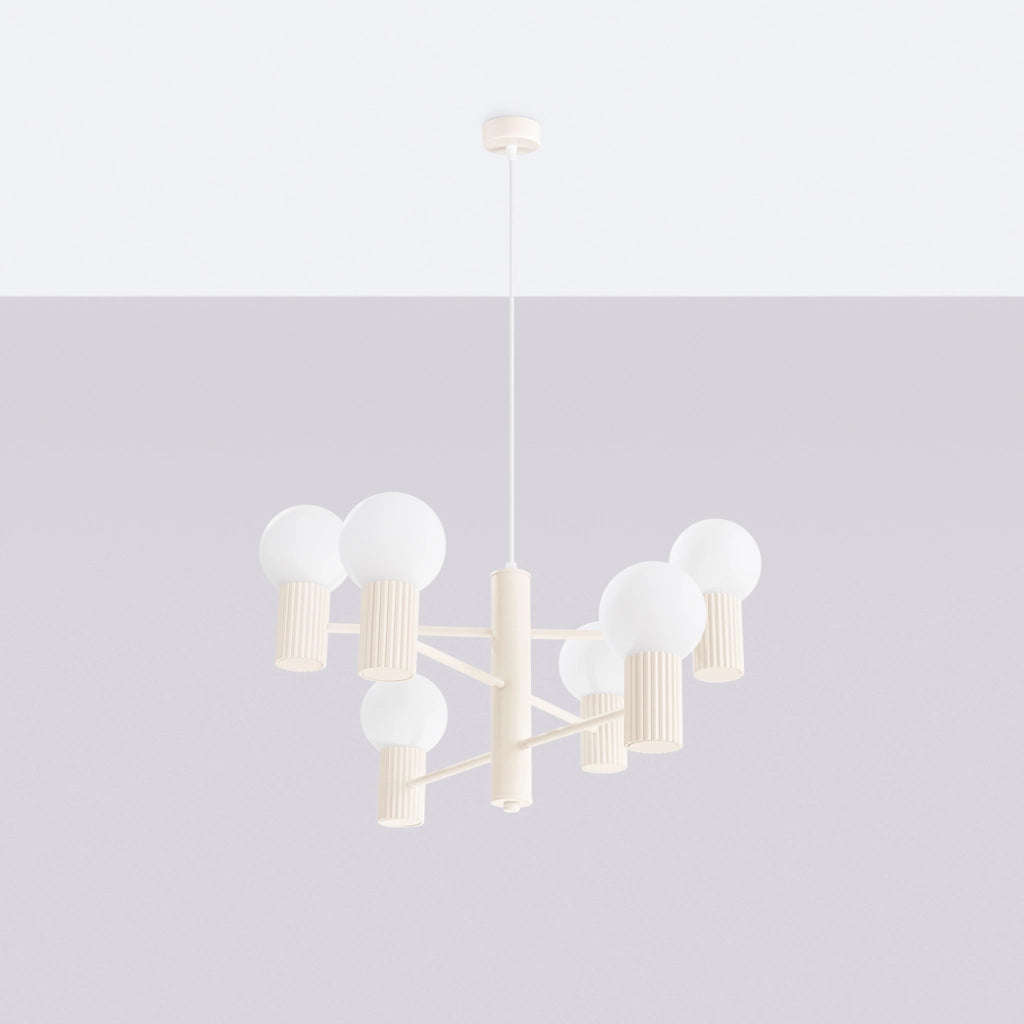 Lampadario HALO 6 beige