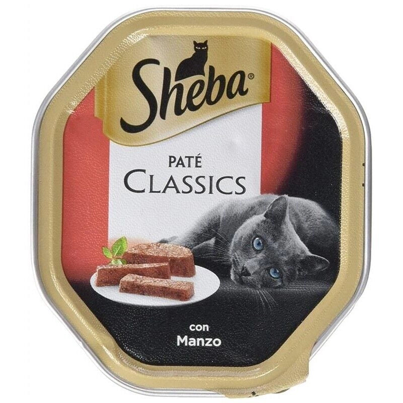 SHEBA CLASSICS GATTO PATÈ DI MANZO 85 GR