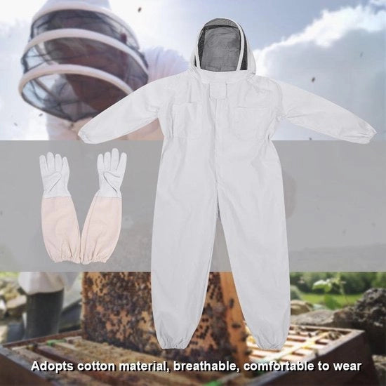 Kit di protezione per apicoltura professionale - XL - guanti - attrezzatura per apicoltori