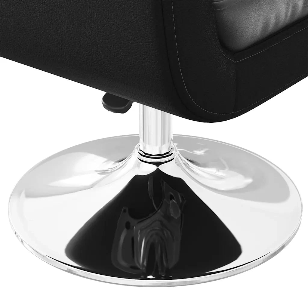 Sedia da Bar Nero in Similpelle 240041