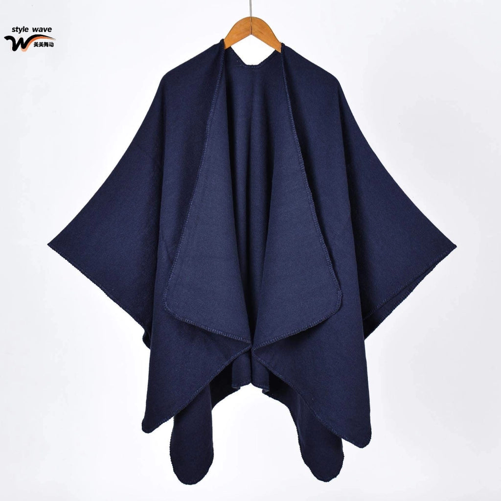 Sciarpa double face, in classico cashmere, mantella/scialle versatile e semplice