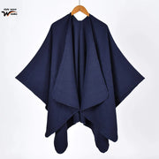 Sciarpa double face, in classico cashmere, mantella/scialle versatile e semplice