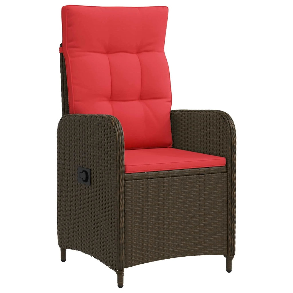 Set da pranzo per esterni 9 pz polyrattan 3422321