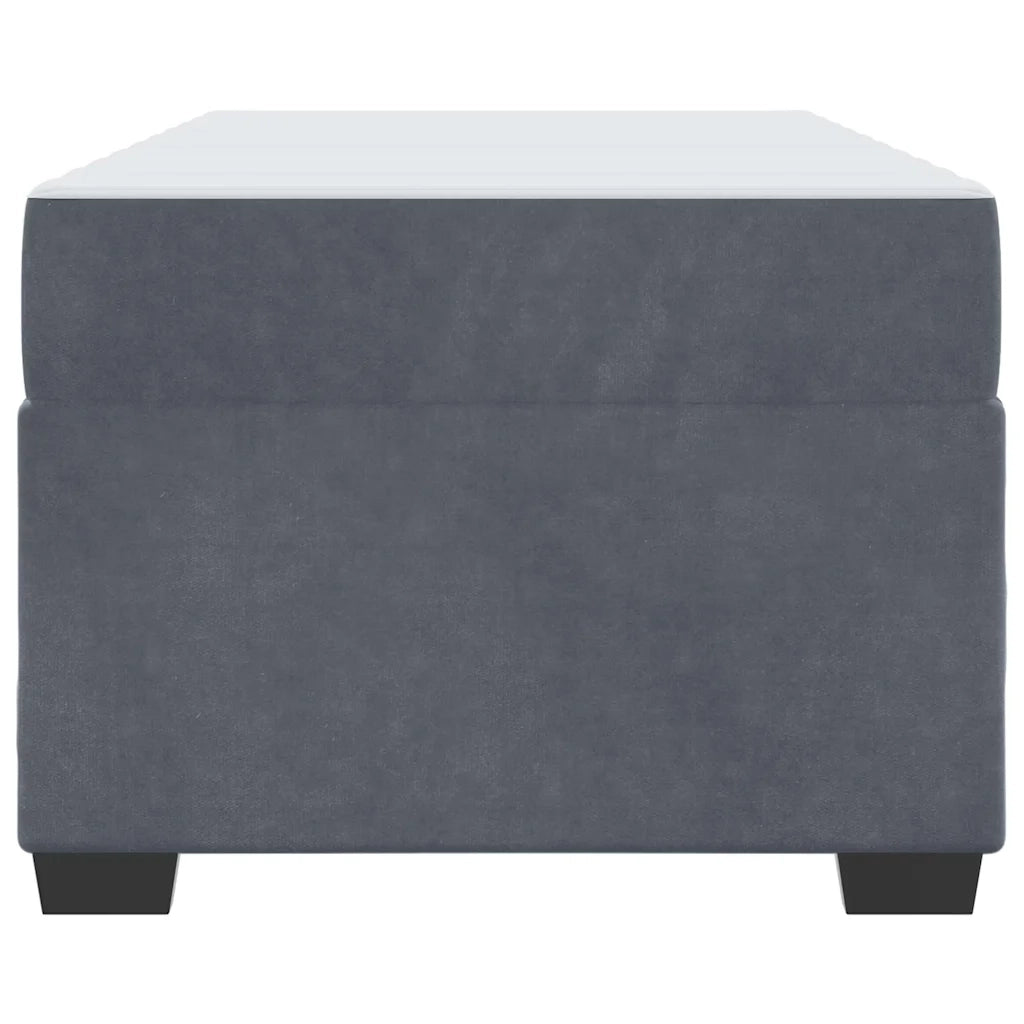 Struttura del letto Grigio scuro 80 x 200 cm Tessuto 3399255