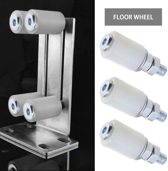Accessori per Porta - Rulli di Schiuma - Rulli in Nylon - Duraturo e Flessibili - 40 mm x 60 mm - Accessori per Porte - Adatto per Porte di Garage