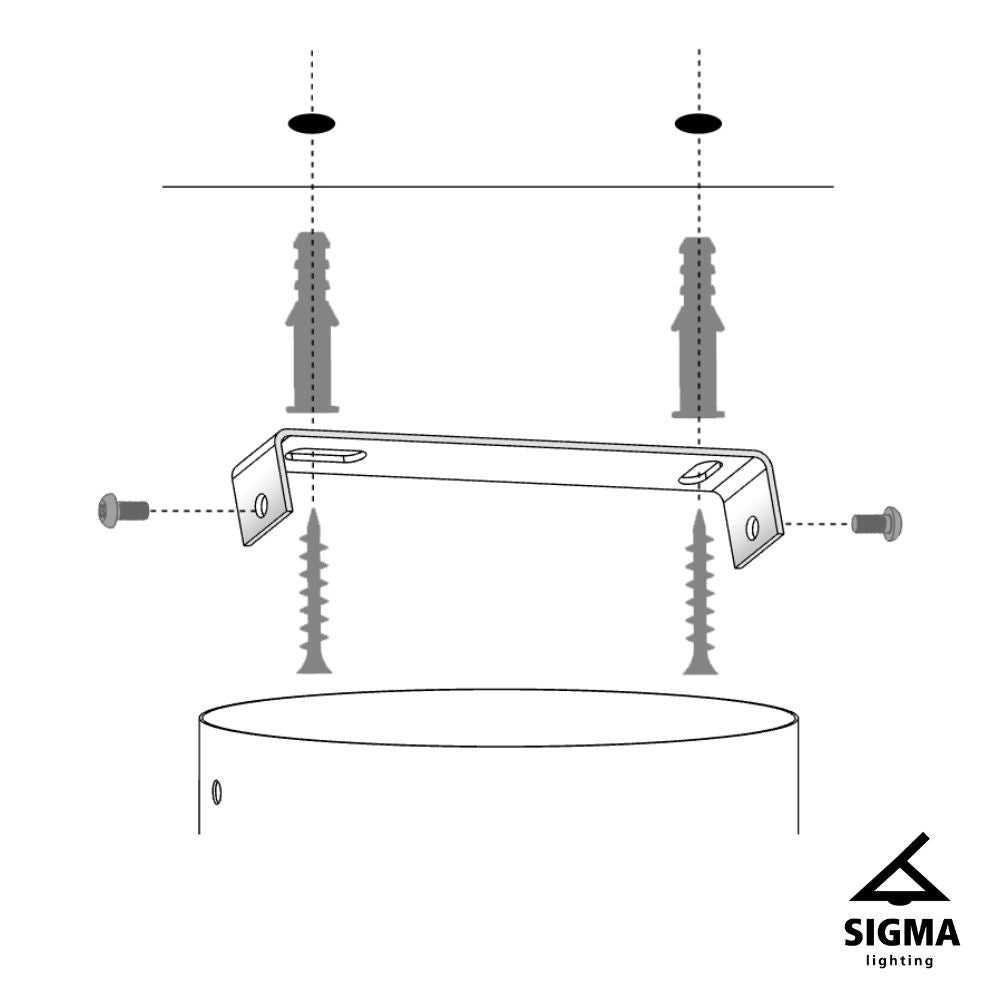 Sospensione Telma ondulata bianco rame Ø70 E27 Sigma