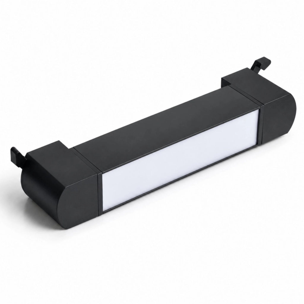 Faro Led Binario Monofase, Nero Lineare 88cm 40W 4000lm 120° Orientabile, Disponibili 3000K 4000K (Bianco Neutro 4000K)