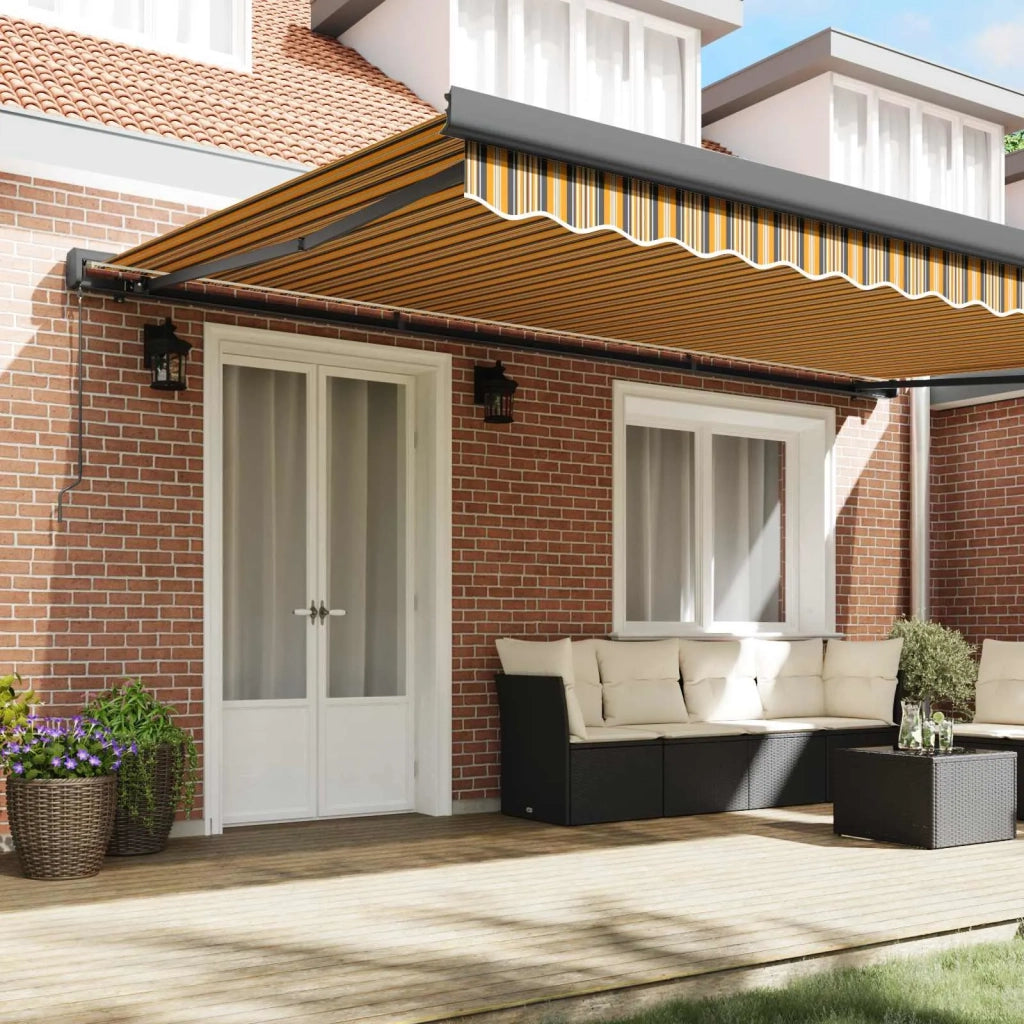 Tenda retrattile Multicolore 500 × 300 cm Tela e Alluminio 3331311