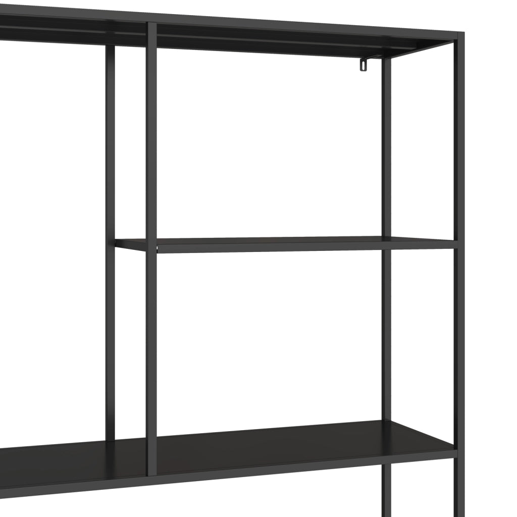 Libreria in metallo 189cm nera LAUREEN