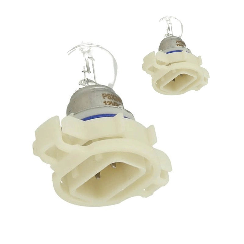 2 Lampade Alogene PSX24W 12V 24W PG20-7 Clear Compatibile con Philips 12276 C1