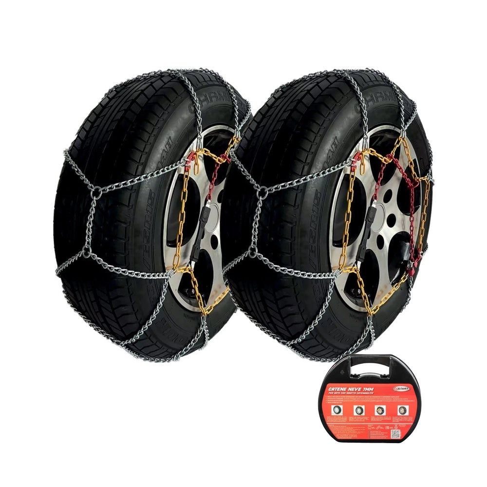 Set di 2  pezzi catene da neve - 7 millimetri gruppo 130