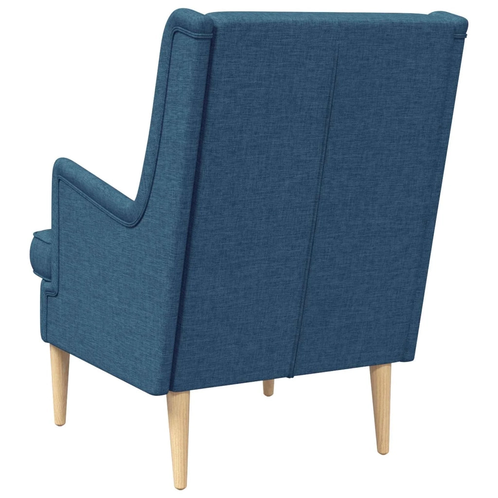 Poltrona-Divano Sedia Blu Tessuto 946784