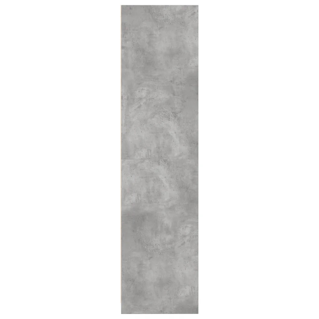 Armadio Grigio Cemento 80x50x200 cm in Legno Multistrato CFW5285652