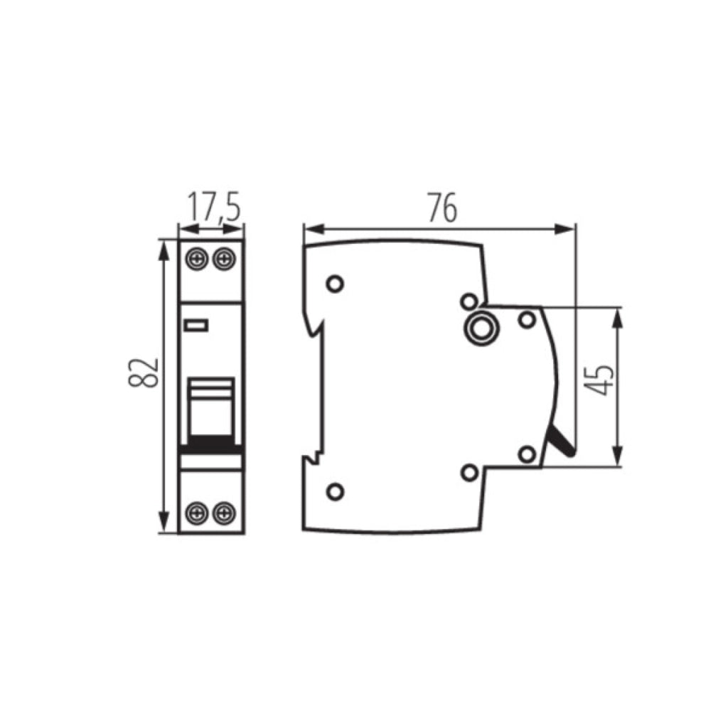 Interruttore Magnetotermico 1 P+N 20 A