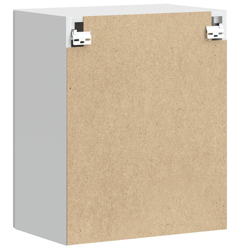 Set di 2 pensili da cucina ottimizzano lo spazio di stoccaggio 50 x 31 x 60 cm in legno ingegnerizzato bianco 02_0050343
