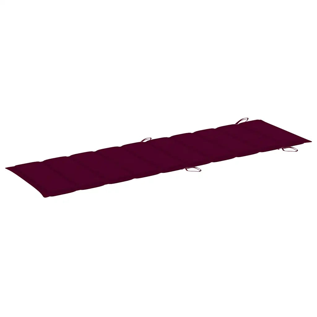 Lettini Prendisole 2 pz con Tavolo e Cuscini in Legno d'Acacia 3077385