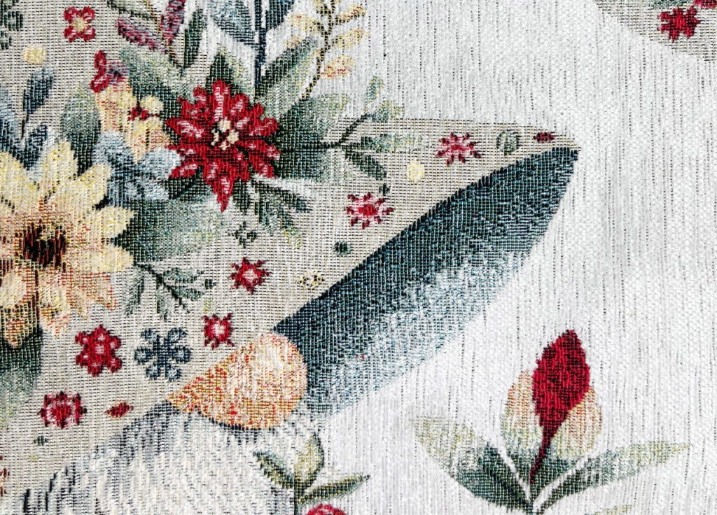 Tovaglia Centrino Runner Tavola Fantasia Elfo Primavera Made Italy - 40x180 - Elfo Primavera