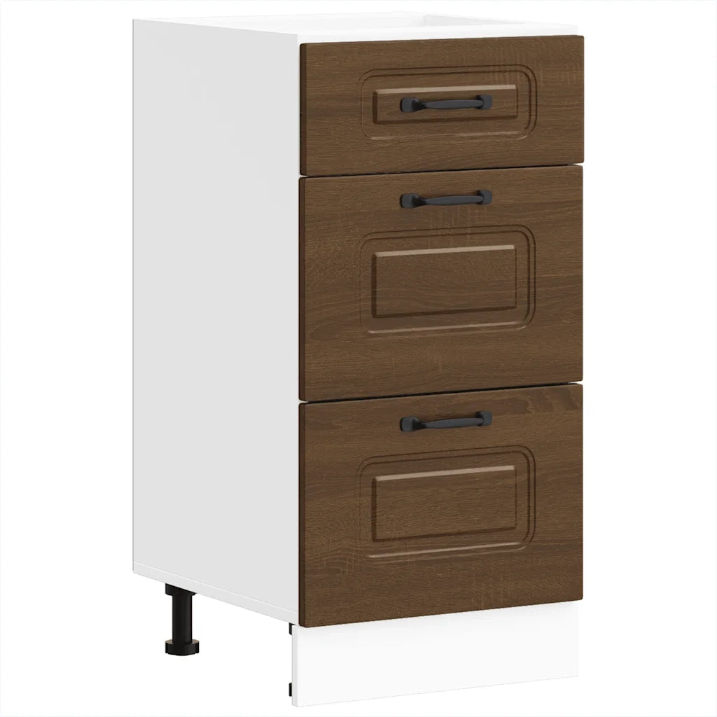 Pensile da cucina | Base da Cucina Kalmar Rovere Marrone in Legno Multistrato