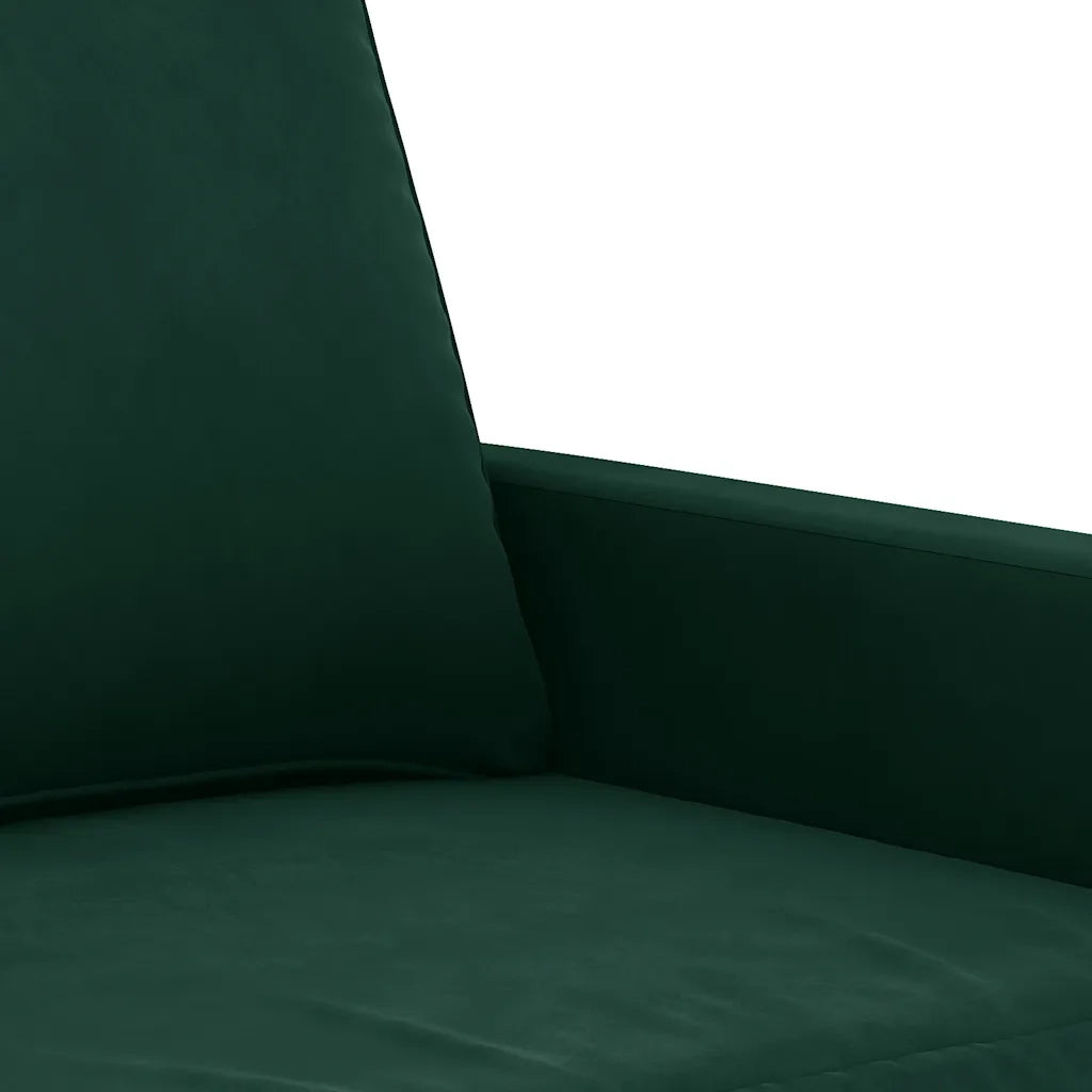 Poltrona Verde Scuro 60 cm Velluto 359181