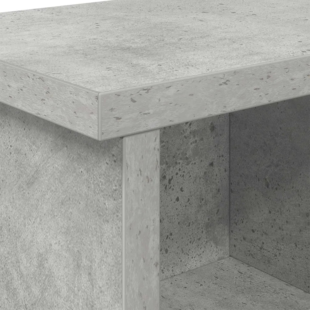 Appendiabiti a muro Grigio cemento 75 x 16 x 26 cm CFW2071886