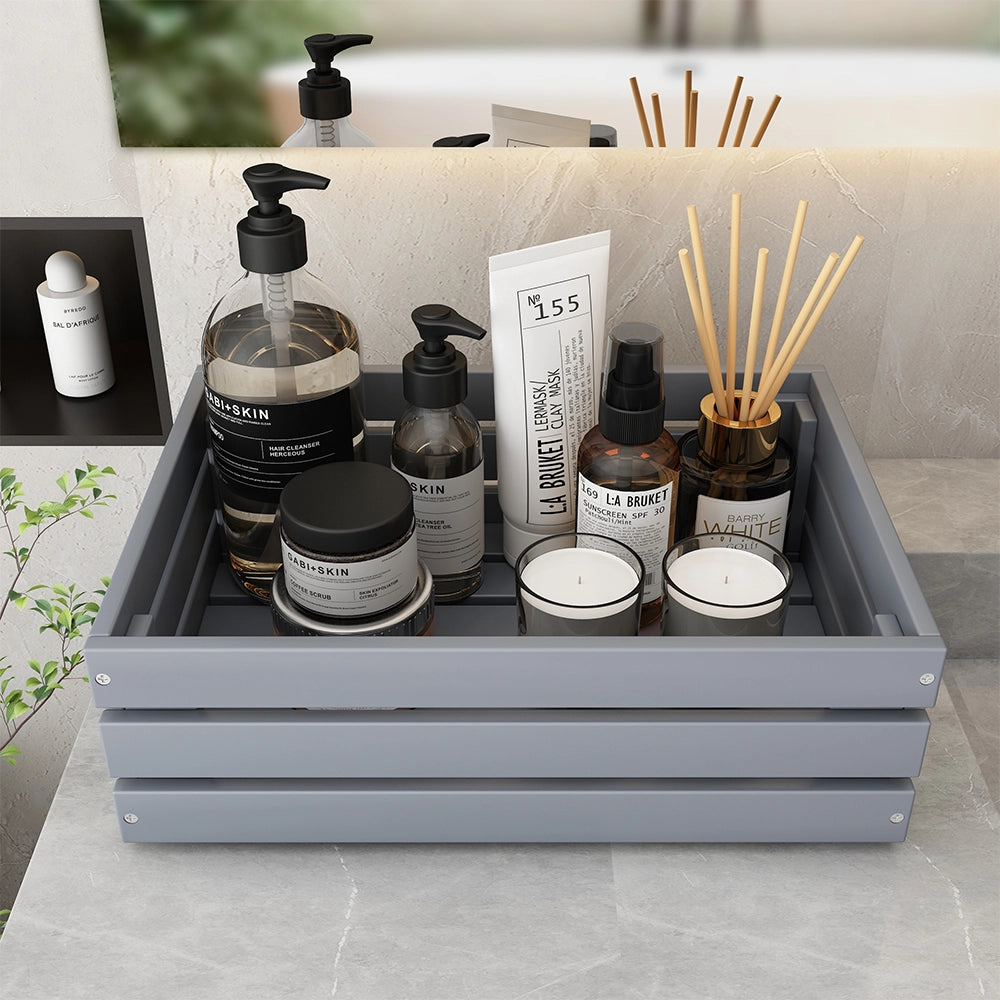 Vicco Cassetto Grigio Set di 2
