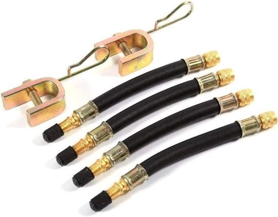 Estensione per valvola pneumatica, 140 mm - cavo di estensione flessibile per valvola pneumatica - adattatore per ruota di camion Transit - kit di attacco