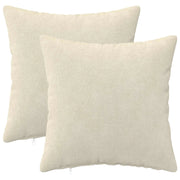 Cuscino 2 pz HEERLEN Crema 50 x 50 cm Fleece in microfibra 927100
