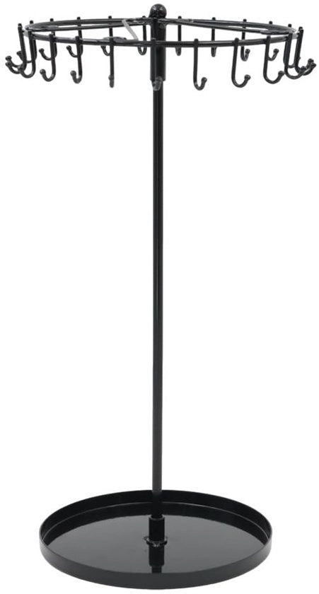 Sistema di Organizzazione per Collane con 23 Ganci, Rotativo, Stile Moderno, Accessori per la Conservazione dei Gioielli