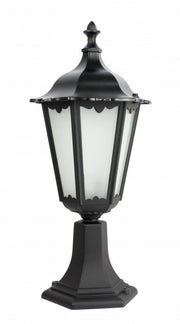 Lampada da giardino SU-MA Retro nera 51cm E27 IP43
