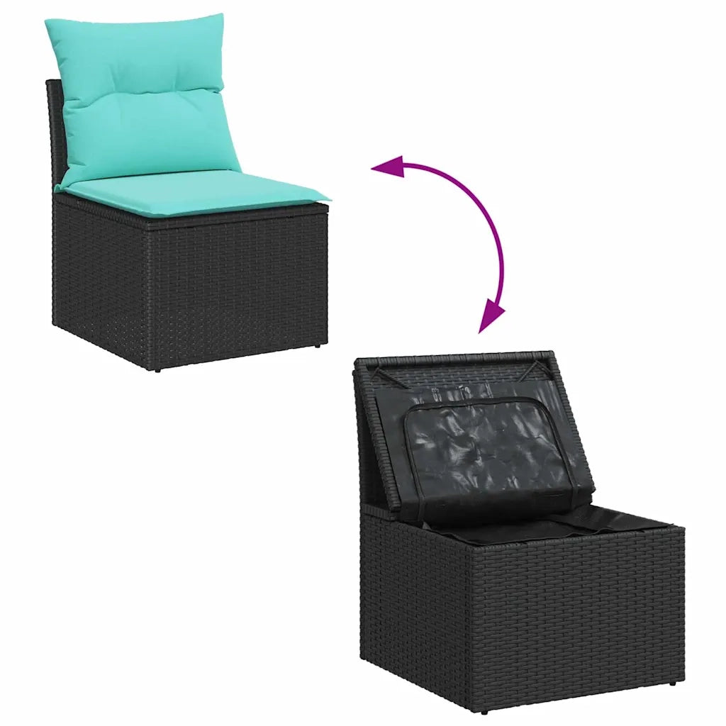 Set di divani 4 pz polyrattan 3360697