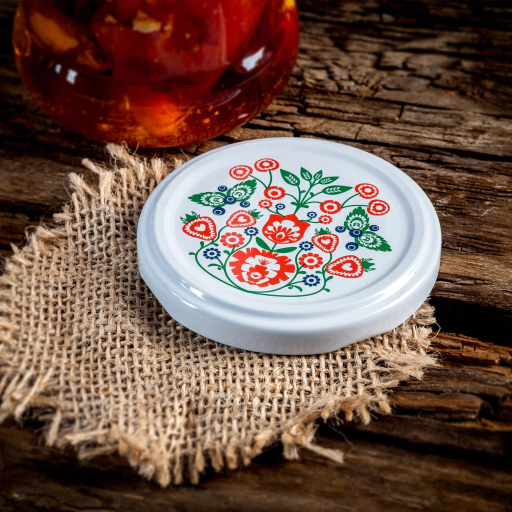 KADAX Sonka vasetti 330ml 50pz 82mm + coperchio "Folklore"