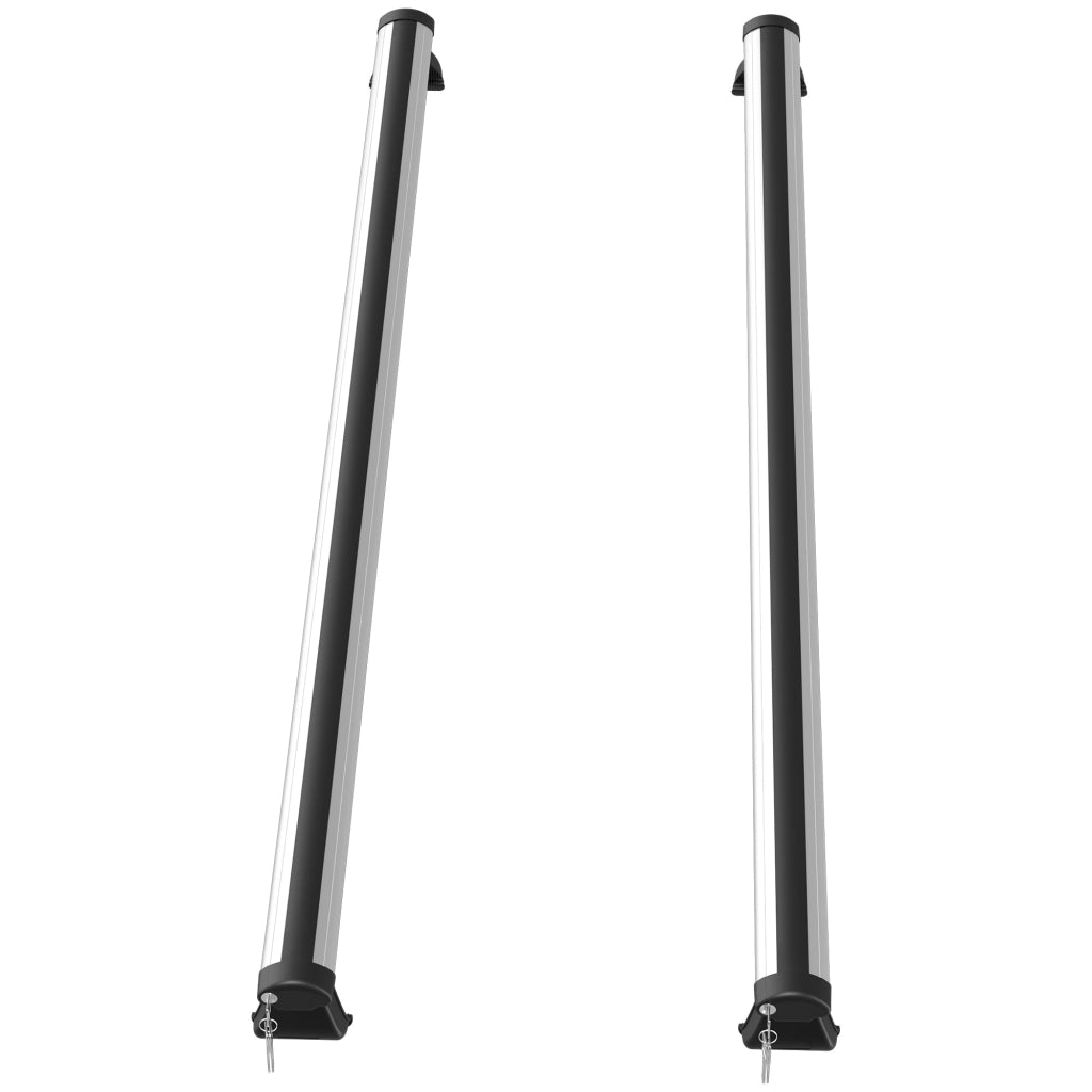 Barre Portatutto per Auto ¨C Zephmum ¨C Alluminio Argento 135.3x5.7x7 cm