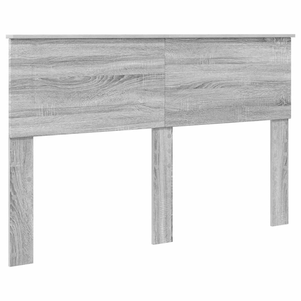 Letto con Contenitore con testiera Grigio Sonoma 150 x 200 cm