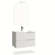 Composizione 4 pezzi VENERE bianco opaco