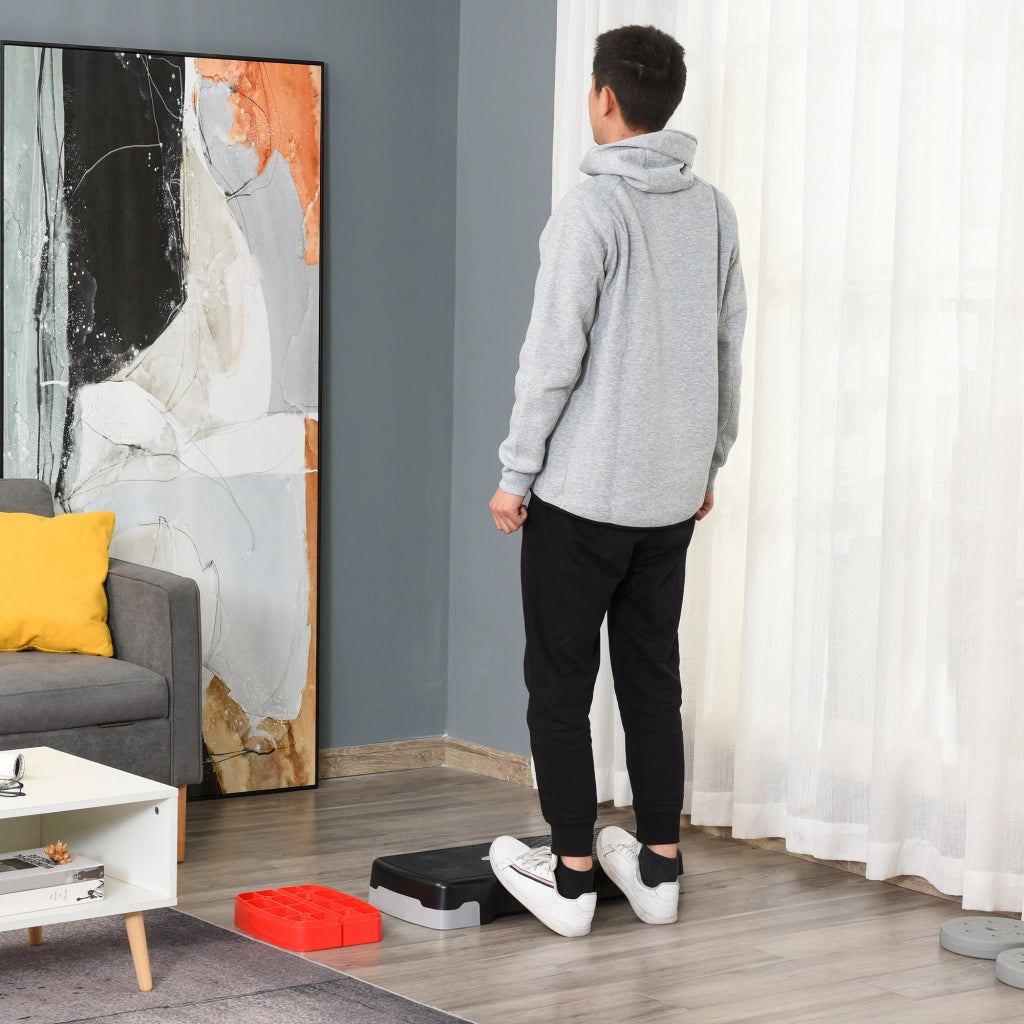 Step Aerobica ¨C zephmum ¨C 68x29cm Nero Rosso
