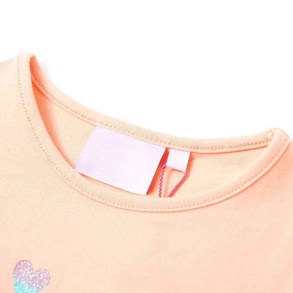 Maglietta da Bambino Arancione Chiaro 128