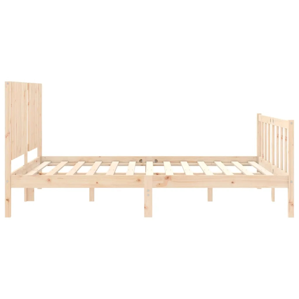 Giroletto senza Materasso 160x200 cm in Legno Massello di Pino 3192956