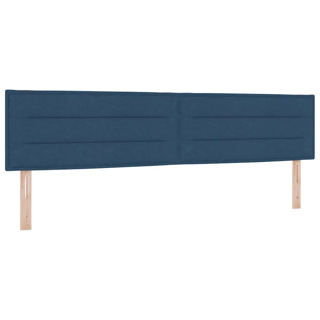 Letto a molle con materasso con led Blu 200 x 200 cm Tessuto 3342162