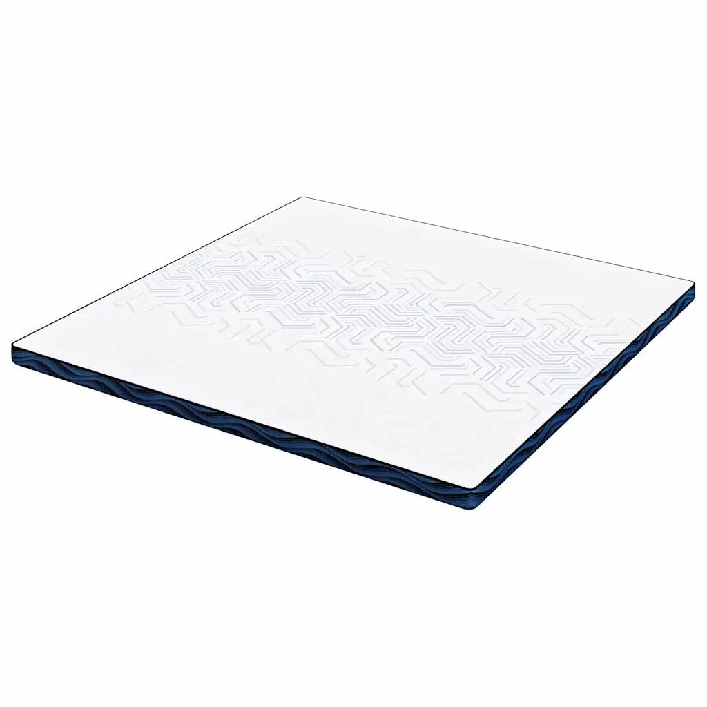 Topper per materasso Bianco 200 x 200 cm Tessuto Jacquard 4106274