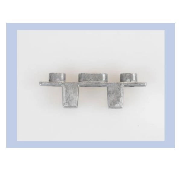 2N 9155909 IP Verso Solo Supporto Superiore Montaggio a Superficie in Metallo 5 pezzi colore Grigio