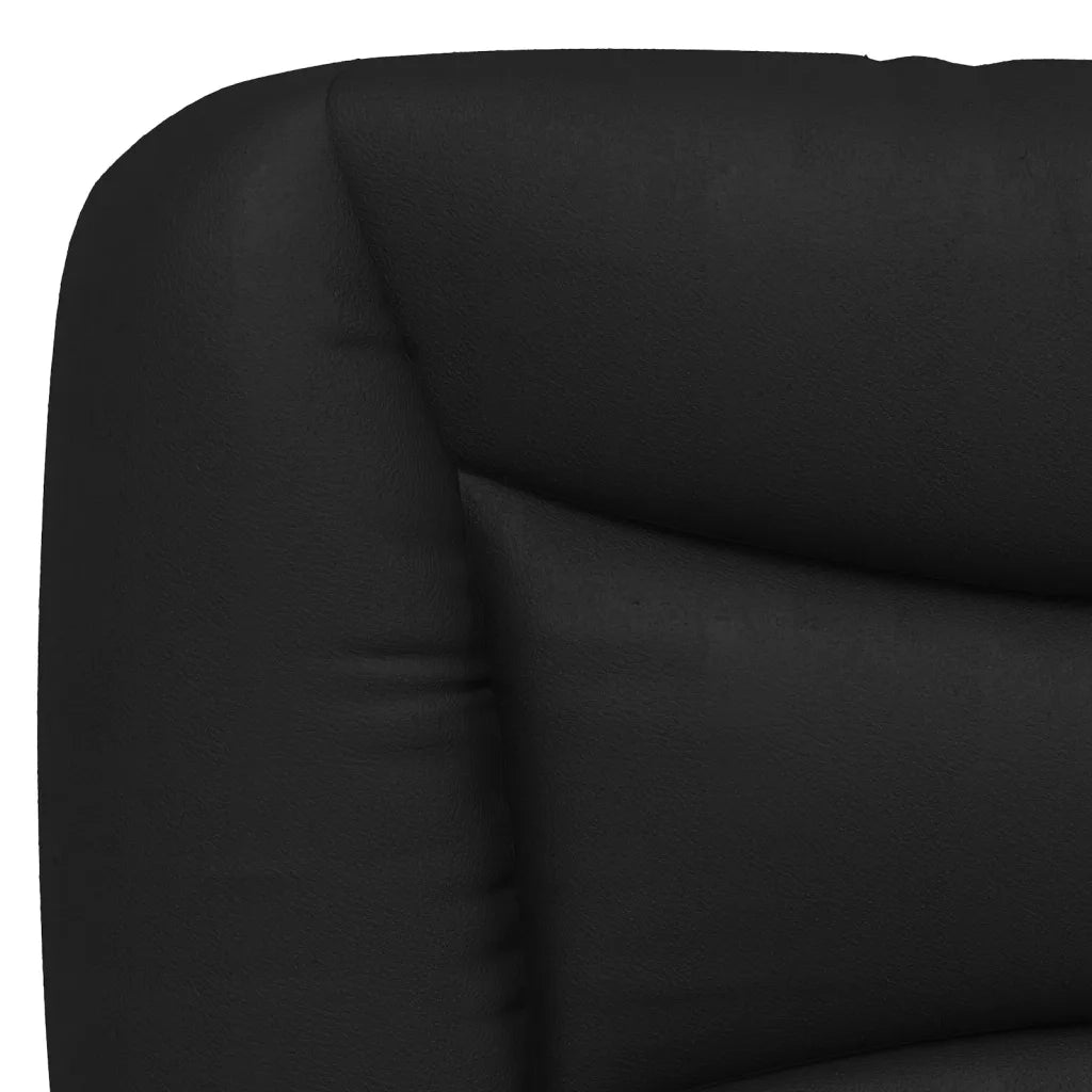 Cuscino Testiera Hvar Nero 100 cm in Similpelle 374556