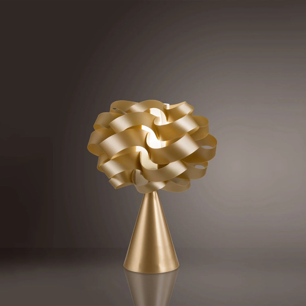Lampada Ricaricabile Da Tavolo Cloud Polilux ® New Gold 1 Luce Led