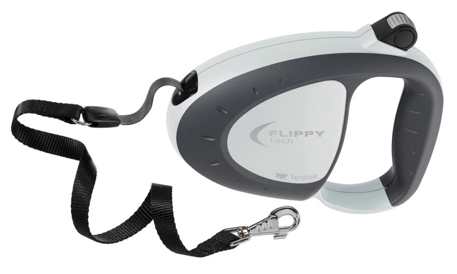 GUINZAGLIO PER CANI FLIPPY ONE TAPE MEDIUM NERO- FERPLAST- 1,0 pz