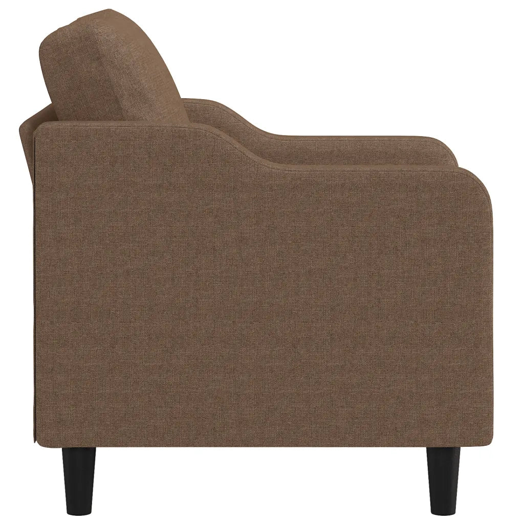 Poltrona Marrone 60 cm in Tessuto 359346