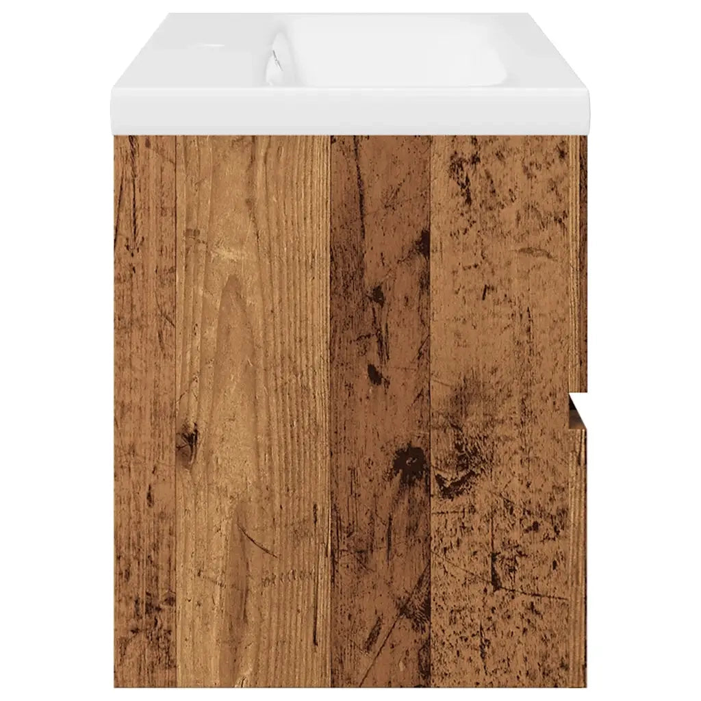 Mobile con Lavabo | Armadio Lavabo Integrato Legno Antico