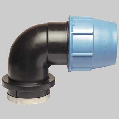 RACCORDO A GOMITO FEMMINA PLASTICA  32 x 11/4     UNIDELTA