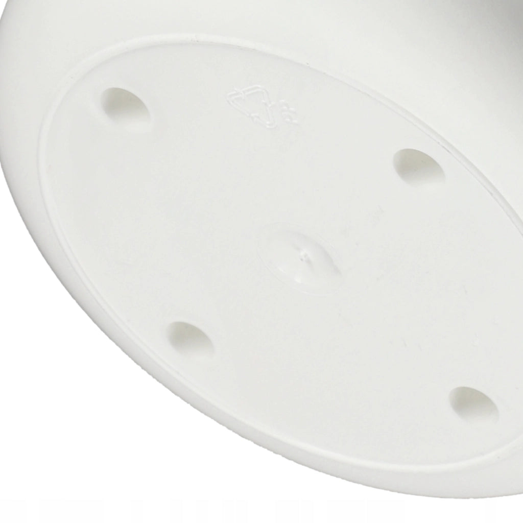 Vaso da fiori KADAX con supporto, coperchio, ciotola rotonda, 17 cm, bianco opaco