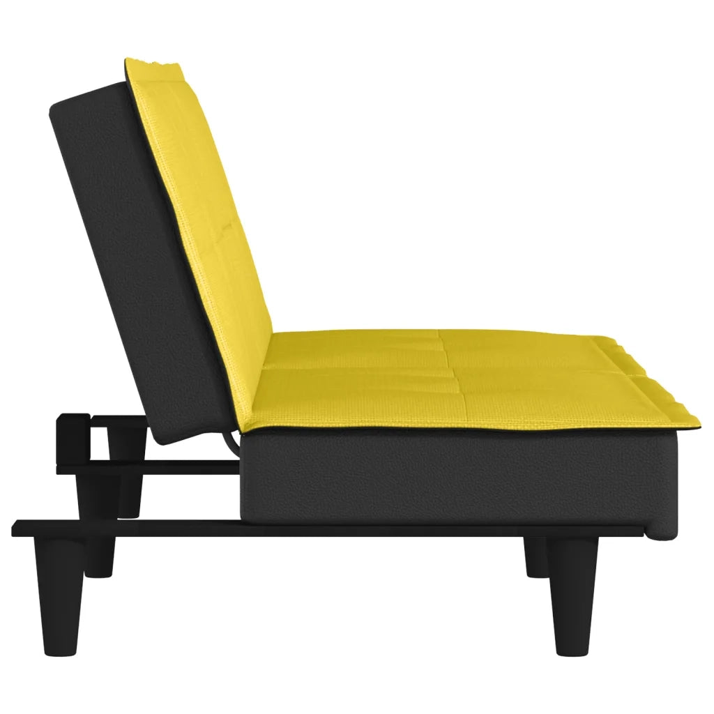 Divano letto | Sof¨¤ letto | Letto singolo Giallo Chiaro in Tessuto
