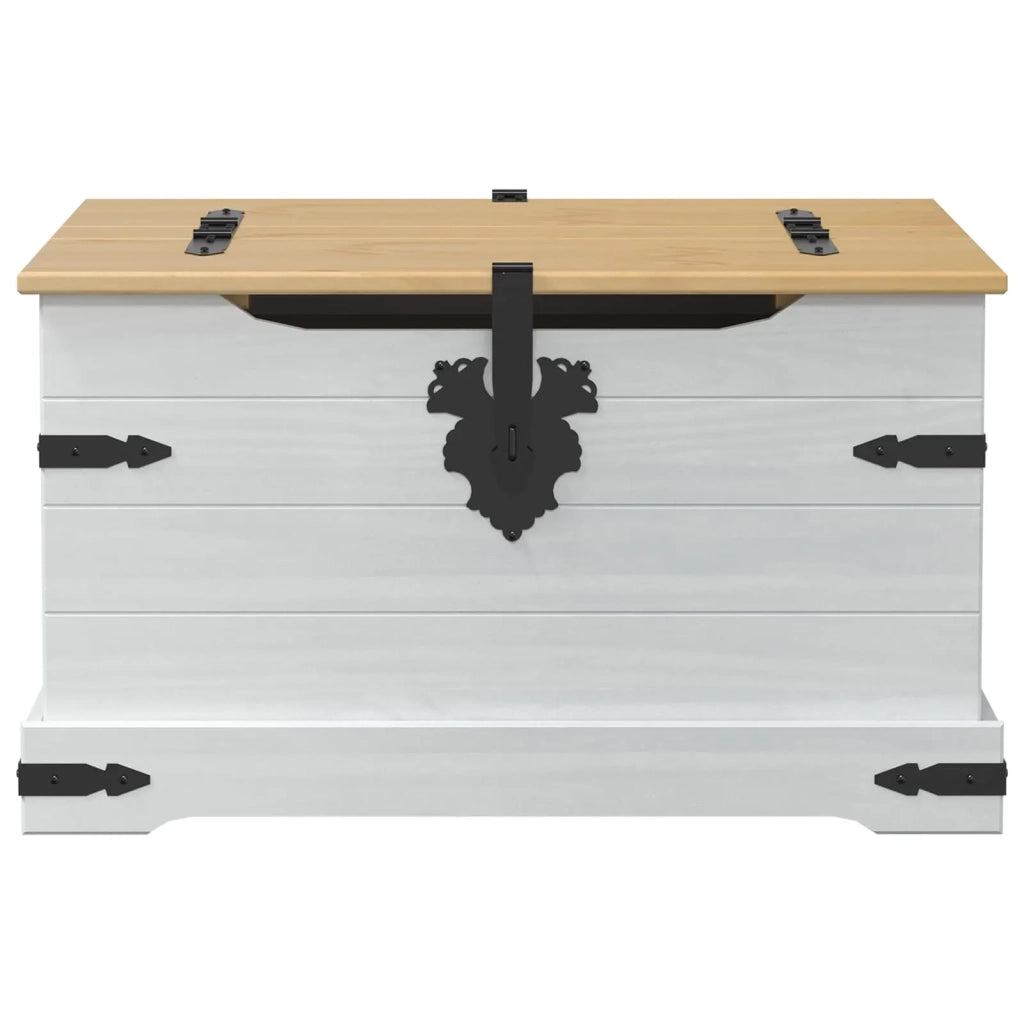 storage box Bianco 78 x 78 x 45 cm Pino massello CFW5963281
