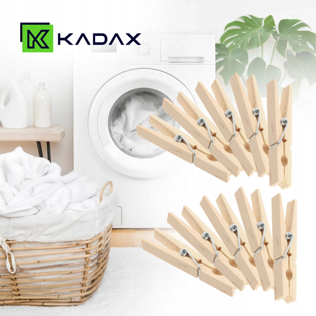 Mollette per bucato in legno KADAX, 10 pezzi